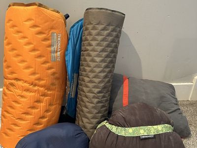 Therm-a-Rest & Kelty Camp Pillows/Pads - Assorted Camping Gear Lot