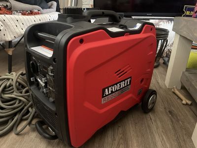 Afoerit R3100iS Inverter Generator Red Black Used Portable Power
