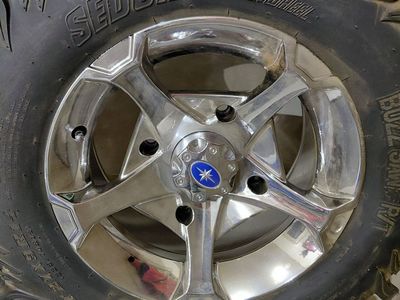 Polaris RZR 1000 OEM Rims (4BOLT) x 2, w/1 TIRE 225/70R14