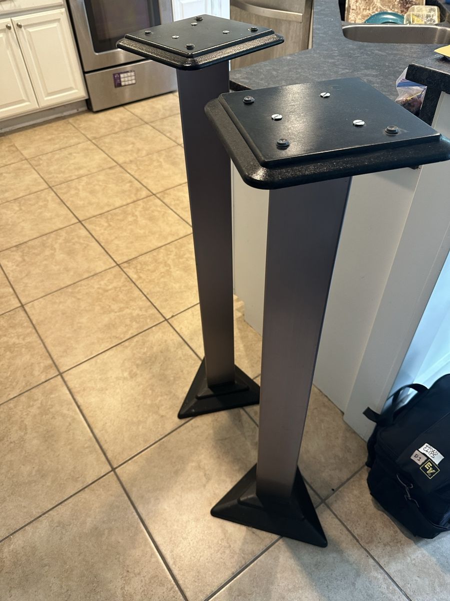 Used Speaker Stands (Pair) - Black, m - Good Condition