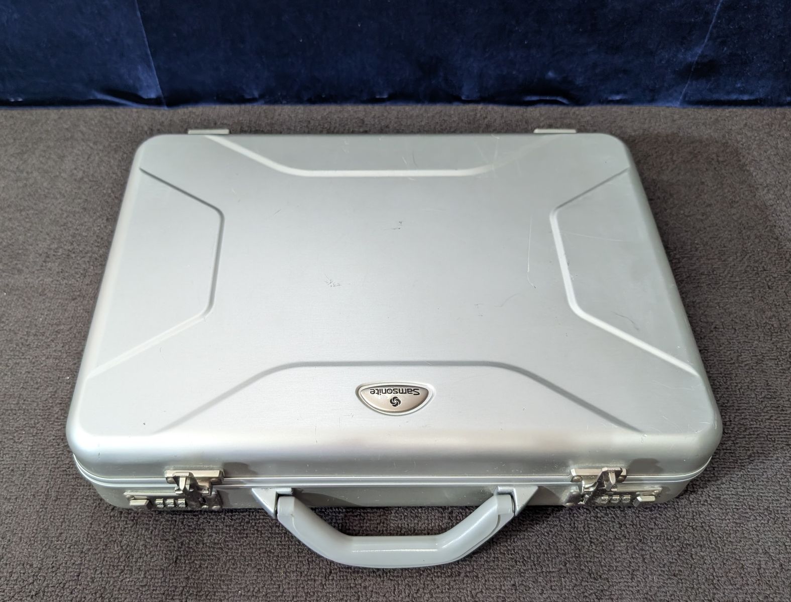 Samsonite aluminum briefcase with combination lock