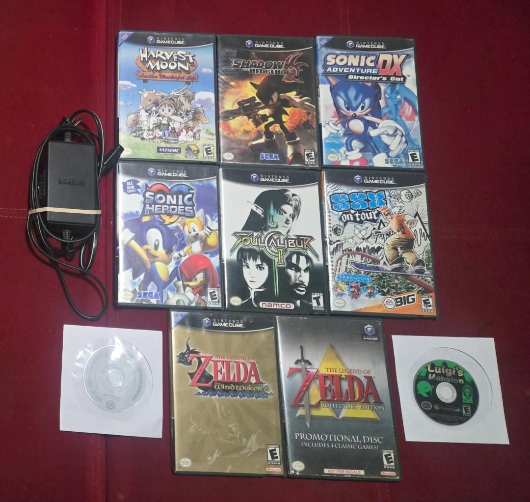 Nintendo Gamecube game bundle including the Gameboy Player Disc! trades considered!