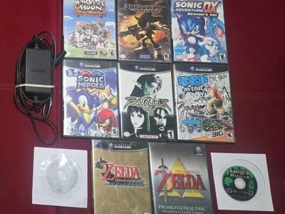 Nintendo Gamecube game bundle including the Gameboy Player Disc! trades considered!