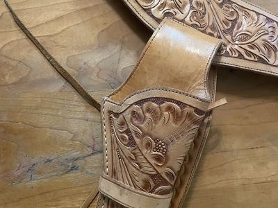 Leather Pistol Belt