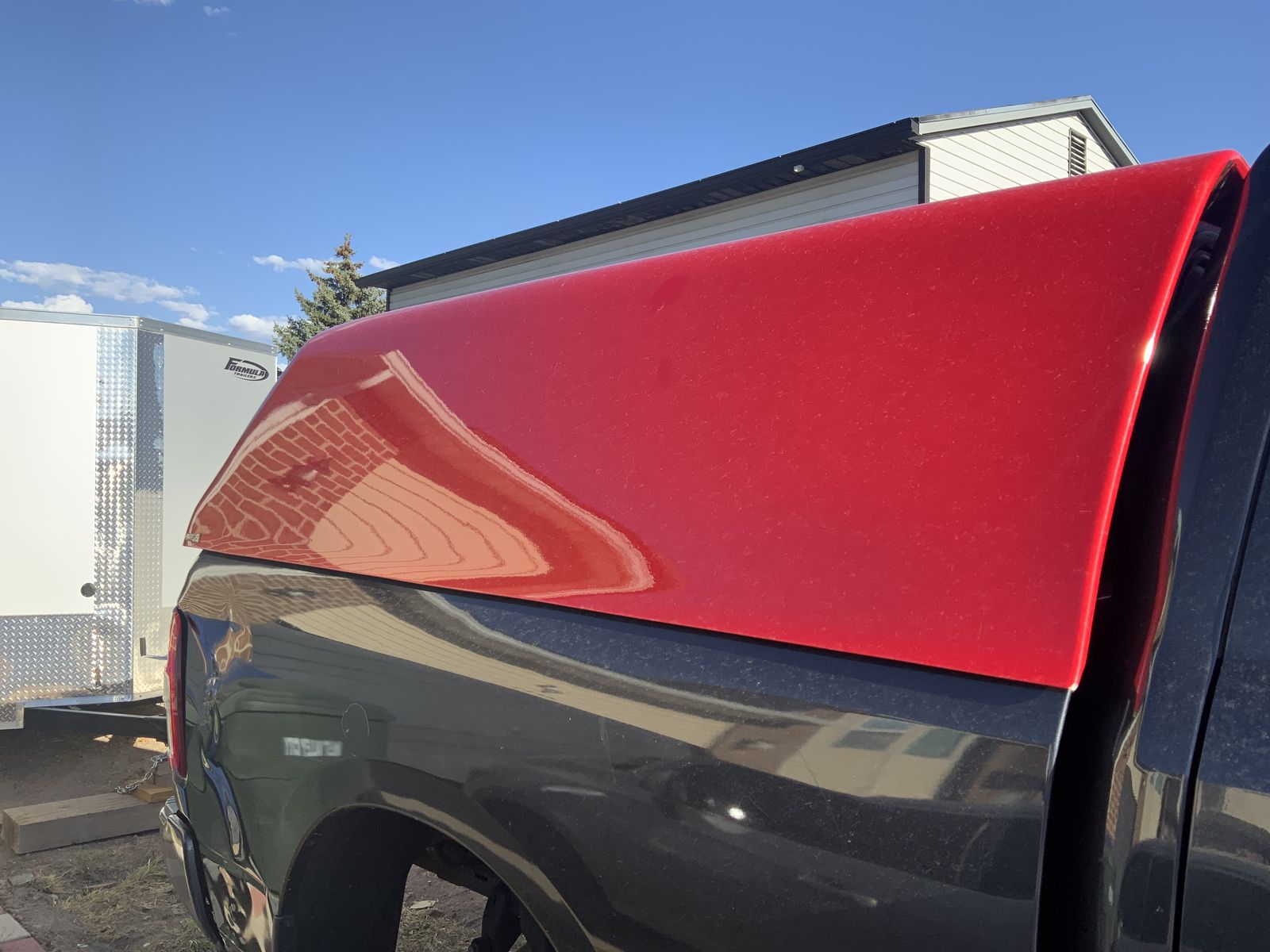 Almost brand new truck shell