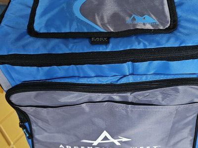 Collapsible Rolling Soft Cooler Bag with Wheels and Telescoping Handle