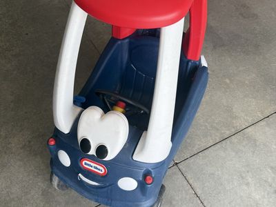 Little Tikes Cozy Coupe Ride-On Toy Car - Blue and Red