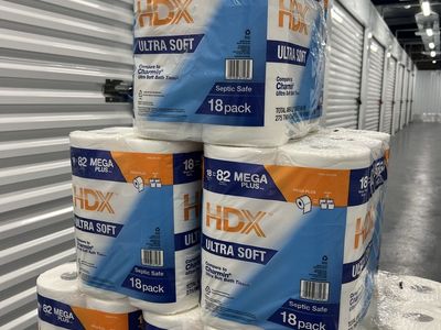 Toilet Paper - HDX Ultra Soft Toilet Paper 18-Pack Mega Plus (18=82 Regular Rolls) Septic Safe