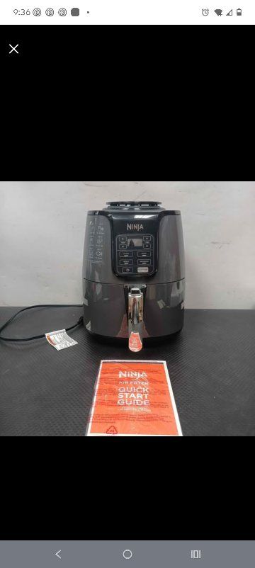 Ninja 4qt Air Fryer - Black AF101: 1550W, Digital