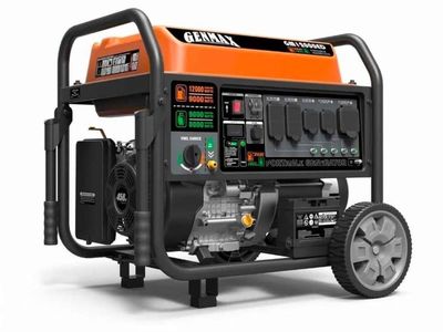 NEW GENMAX GM12000ED Dual Fuel Portable Generator – 10,000 Peak Watts – Electric Start - NEW