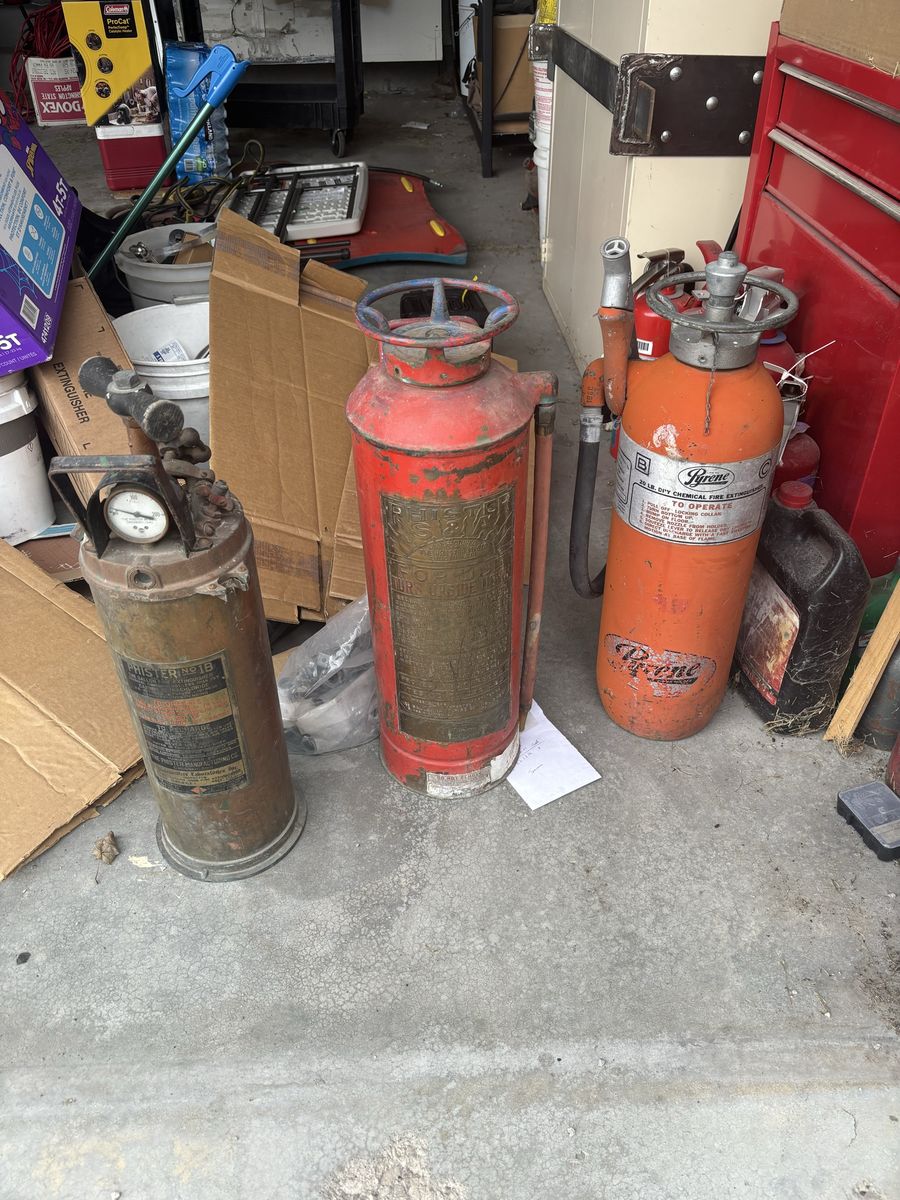 Antique fire extinguisher 