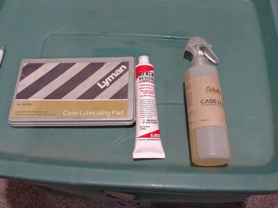 lyman case lube pad plus Lee and cabelas