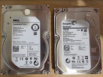 1TB 3.5" HDD - more than 15qty available