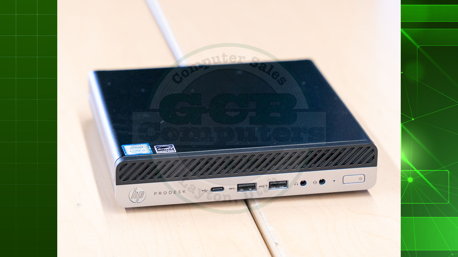 HP ProDesk Micro / Mini PC i5-8500T 250GB SSD 16GB RAM Windows 11 PC Bluetooth and WIFI