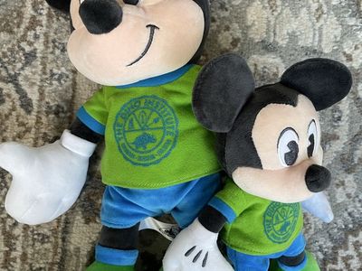 Disney DinoLand U.S.A. LOT Mickey Institute And Dino Rama Plush