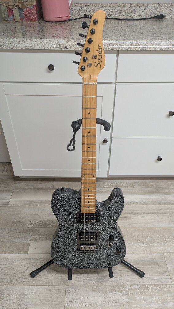 Custom painted Schecter monster diamond telecaster