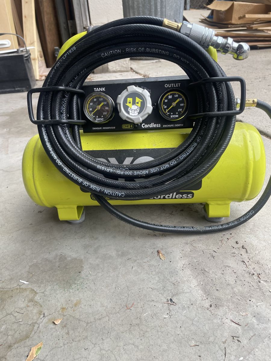 Ryobi P739 18V ONE+ Cordless 1 Gallon Portable Air Compressor Max 120 PSI