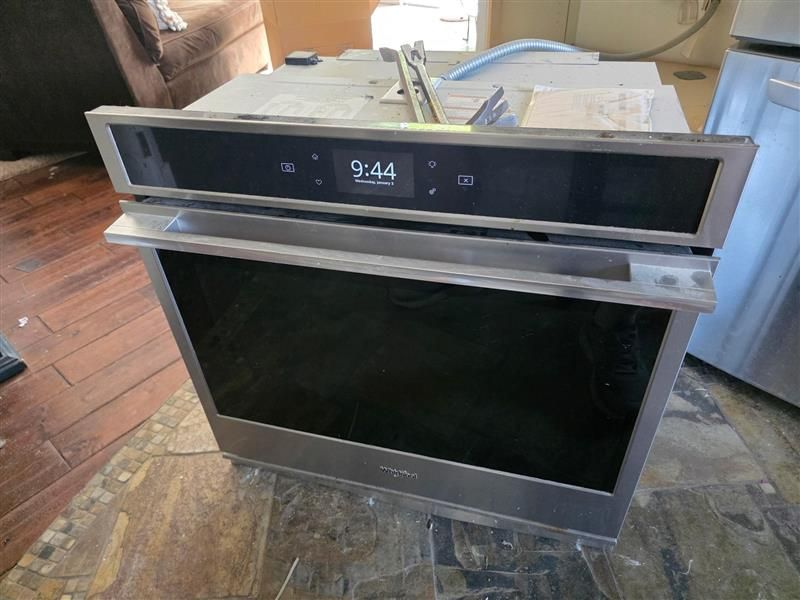 Free Wall Oven, counter mounted glass cooktop, hood vent & miscellaneous items