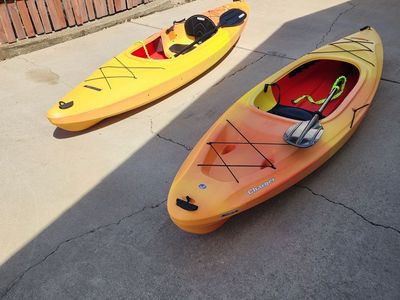 10' kayaks sold as a pair