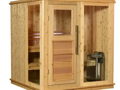Almost Heaven Grayson 4-Person Indoor Sauna – New in Box – $9,600 value