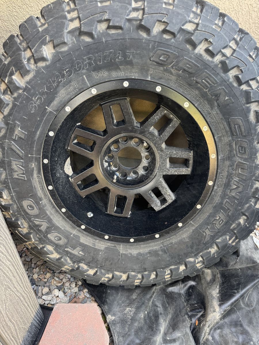 Wheel and tire.