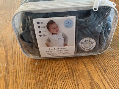Dreamland Baby Dream Weighted Sleep Sack Size Large (12-24 Months) Blue Camo