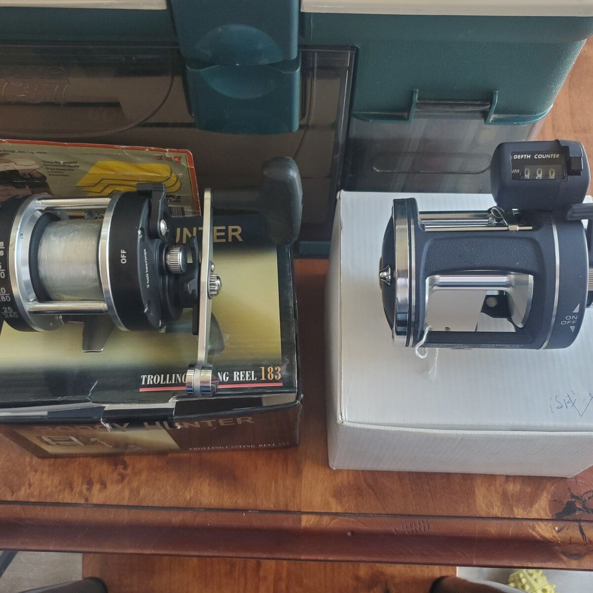2 new trolling reels