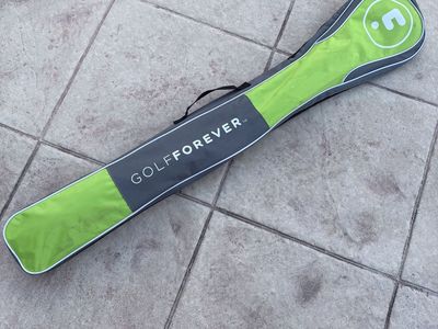 GolfForever Swing Trainer System with Carrying Bag and Resistance Bands