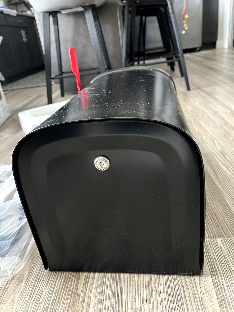 Giant metal mail box