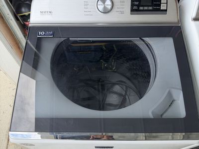 Maytag MVW7232HW0 Top Load Washer with Extra Power - White/Stainless Steel