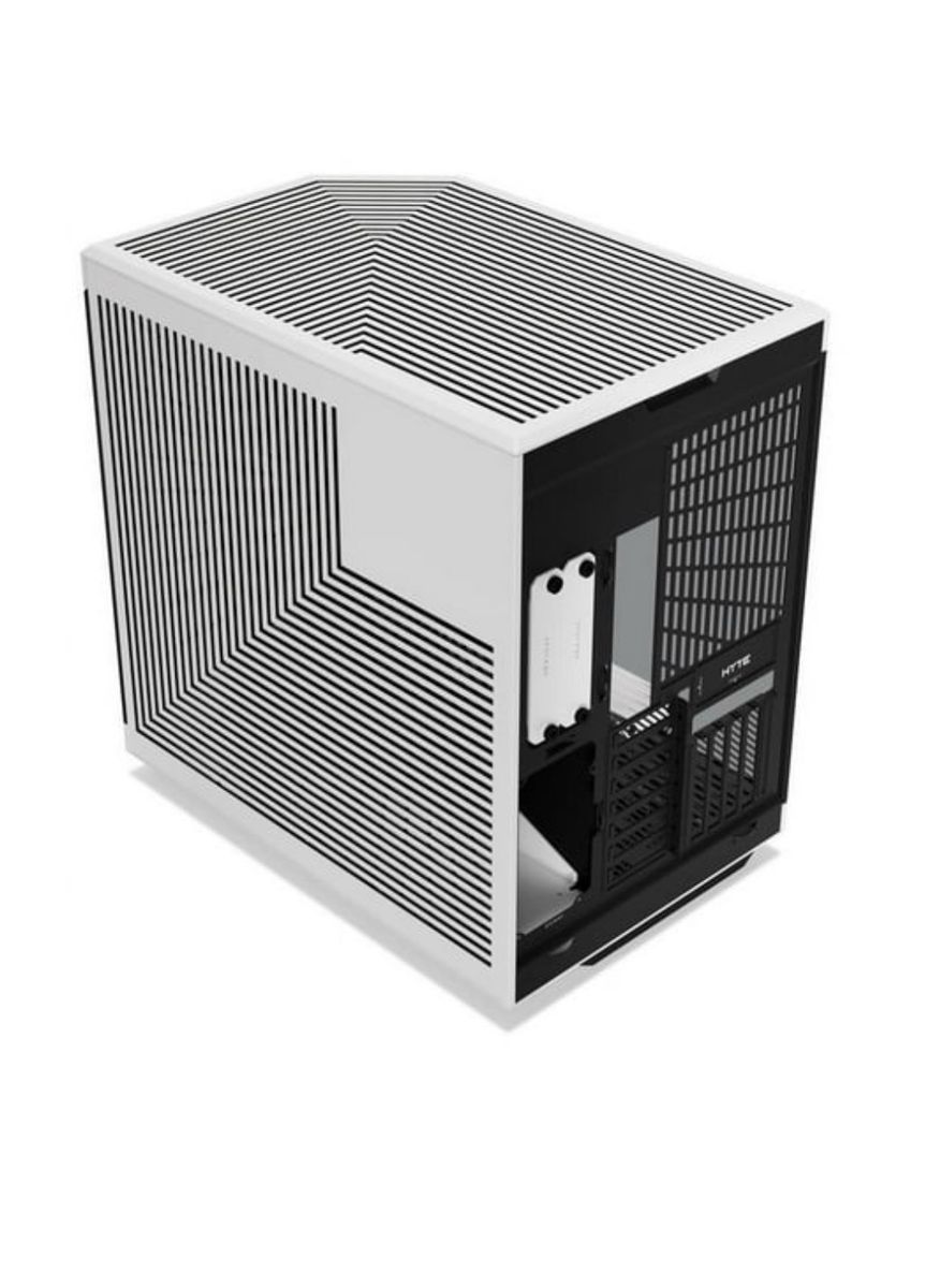 HYTE Y60 Modern Aesthetic Dual Chamber Panoramic Tempered Glass PC Case White/Black