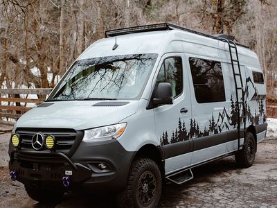 2022 Mercedes Sprinter 170 4x4 | Luxury Off-Grid Build | Only 42K Miles | Solar | AC | Diesel Heat | $165,000