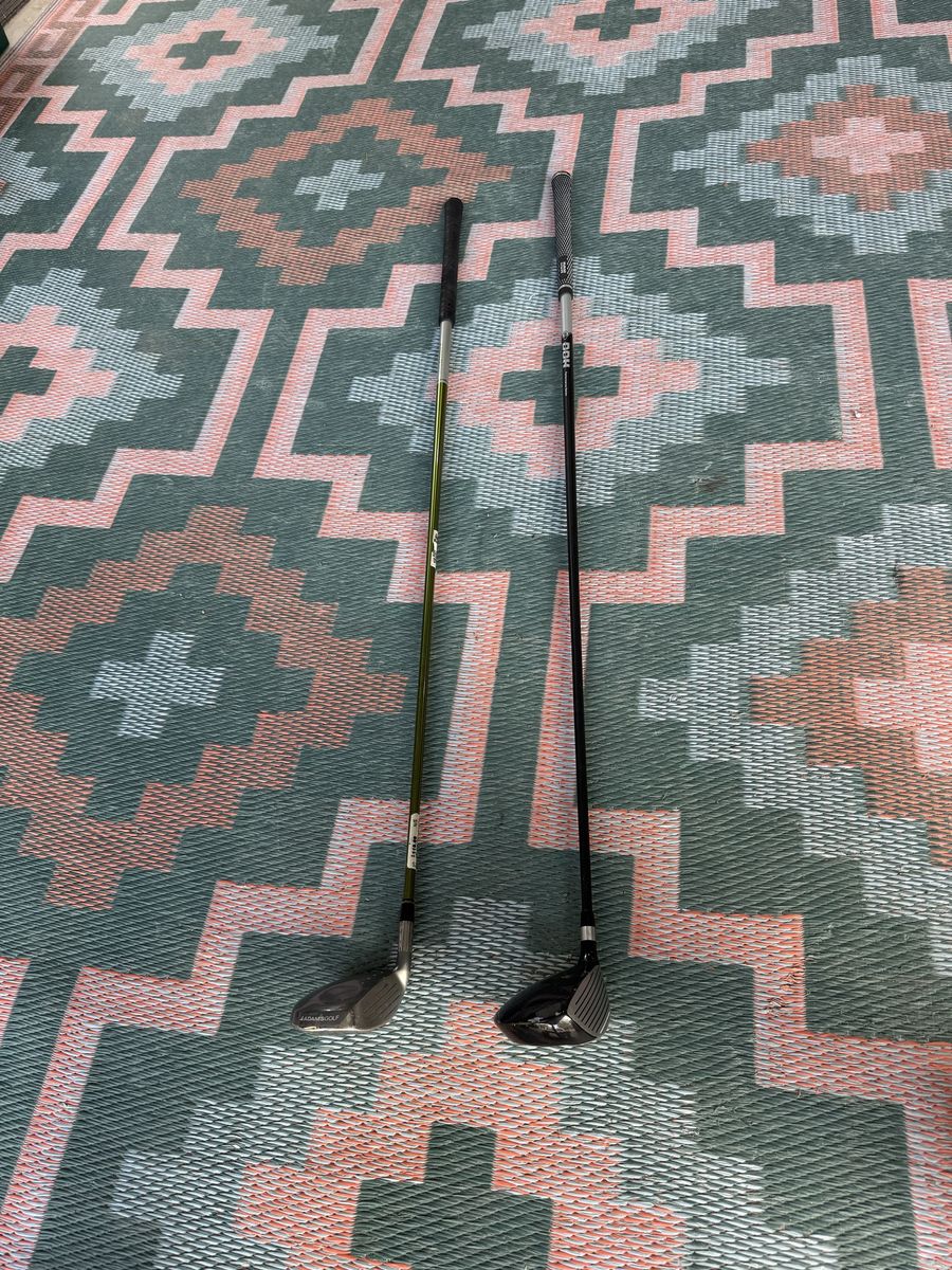 2x Golfclubs Dunlop Ovation Fairway 3 Woods