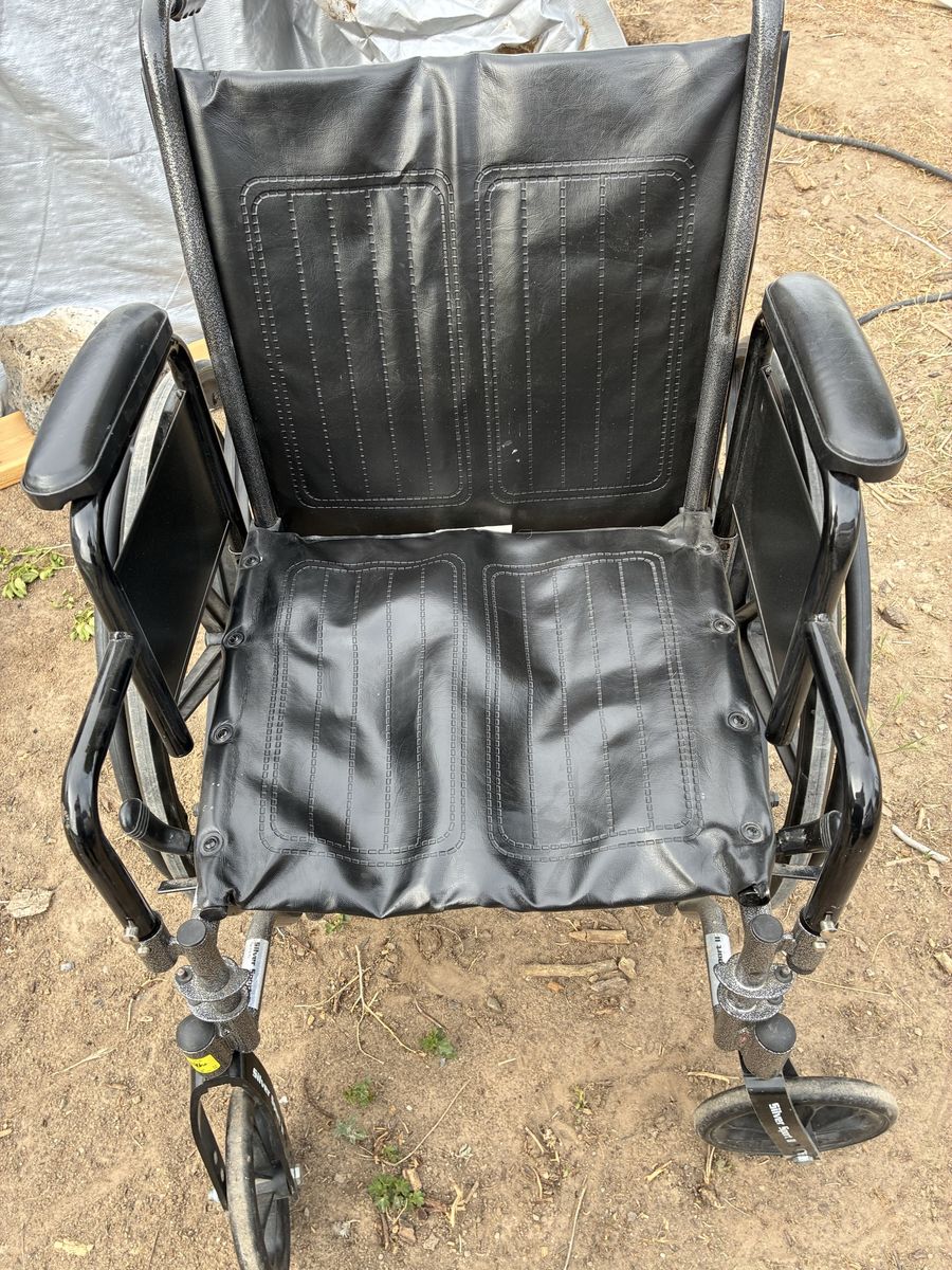 Drive Medical Black Wheelchair Manual Foldable Adult Mobility Aid
