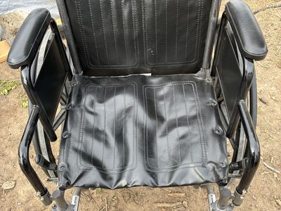 Drive Medical Black Wheelchair Manual Foldable Adult Mobility Aid