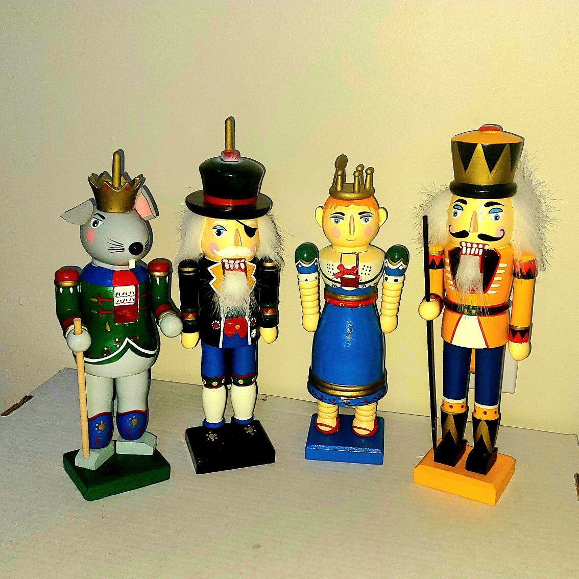 4 Wood Nutcrackers