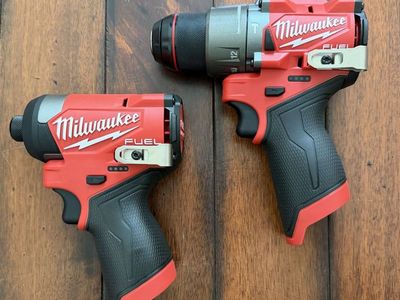 New Milwaukee M12 FUEL 1/2" Hammer Drill/Driver & Impact Driver Set