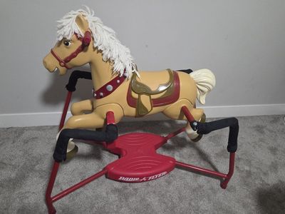Radio Flyer Champion Interactive Riding Horse Toy - Giddy-Up & Go Action