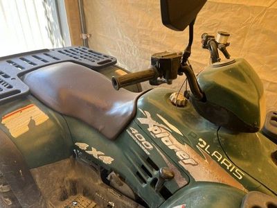 Polaris Xplorer 400 & Magnum 425 ATVs (1998 & 1997) with Trailer - Package Deal
