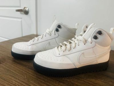Nike White Court Vision Mid ( M 8.5 / W 10