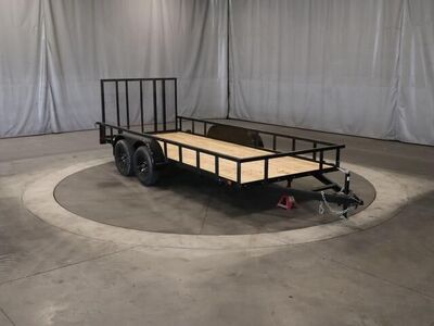 6'4" X 16 Tandem Utility Trailer For Sale