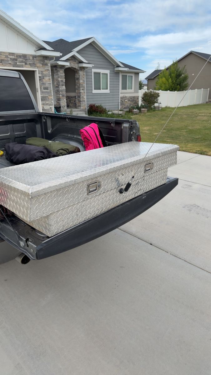 Tool box with whip antenna