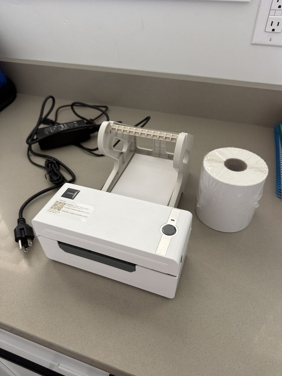 Jadens Bluetooth Thermal Label Printer 4x6 Wireless Shipping Label Maker