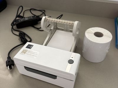 Jadens Bluetooth Thermal Label Printer 4x6 Wireless Shipping Label Maker