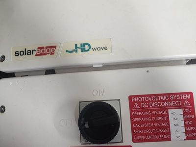 Solar Edge Photovoltaic Inverter and Power Optimizers