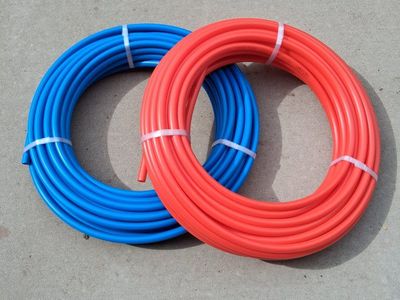 PEX hot & cold plumbing coils 100' each