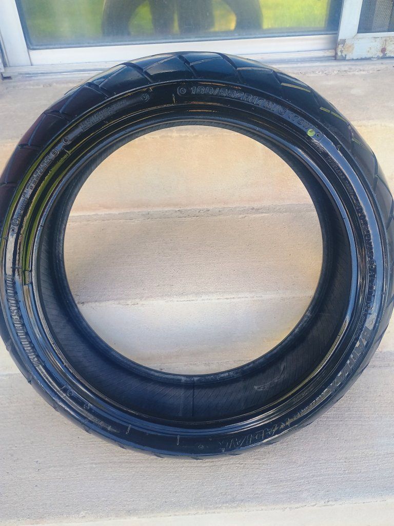 Bridgestone Battlax 180/55ZR17 Motorcycle Tire - Used Good