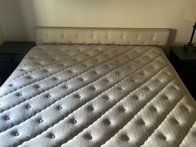 King frame and mattress
