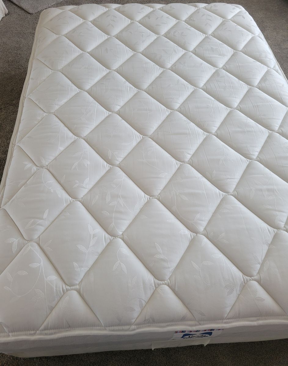 Double (Full) box springs and mattress.