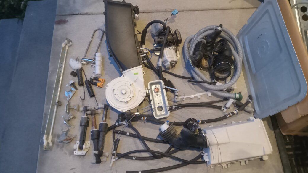 LG HE Steam Electric Clothes Dryer Internal Parts +Door True Balance